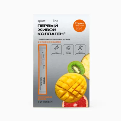 ЖИВОЙ КОЛЛАГЕН в стиках СПОРТ, 21 шт х 10 гр
